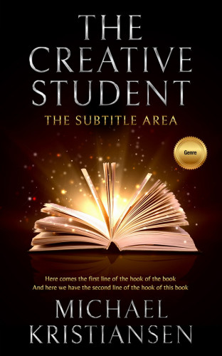 3D mockup of Tan #3000 - Premade Fantasy Book Cover