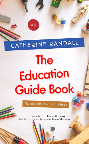 3D mockup of Dawn Pink #3141 - Premade Education Book Cover