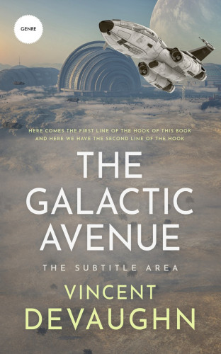 3D mockup of Friar Gray #3307 - Premade Science Fiction Book Cover