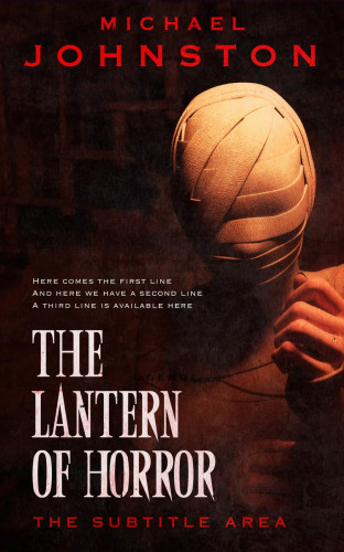 3D mockup of Coffee Bean #3349 - Premade Horror Book Cover