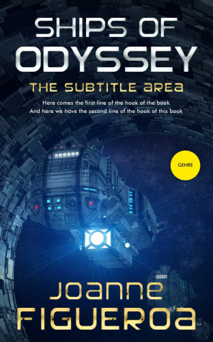 3D mockup of Blue Zodiac #3378 - Premade Science Fiction Book Cover