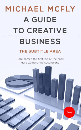 3D mockup of Fiord #3412 - Premade Business Book Cover