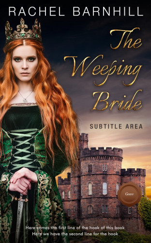 3D mockup of Tan #3450 - Premade Fantasy Book Cover