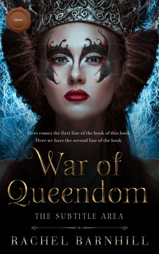 3D mockup of Woodsmoke #3461 - Premade Fantasy Book Cover