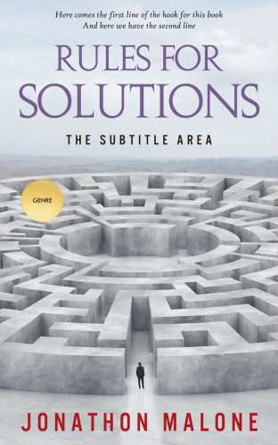 3D mockup of Iron #3502 - Premade Business Book Cover