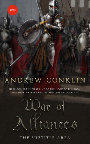 3D mockup of Cocoa Brown #3521 - Premade Fantasy Book Cover