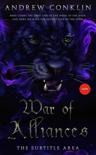 3D mockup of Ebony #3522 - Premade Fantasy Book Cover