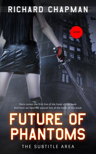 3D mockup of Shark #3718 - Premade Fantasy Book Cover