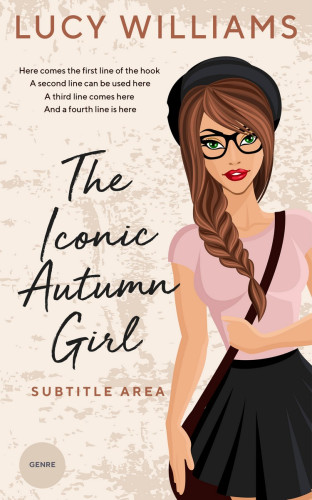 3D mockup of Cocoa Brown #3726 - Premade Teen & Young Adult Book Cover