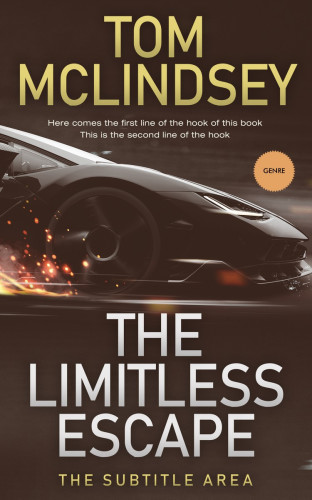 3D mockup of English Walnut #3791 - Premade Action & Adventure Book Cover