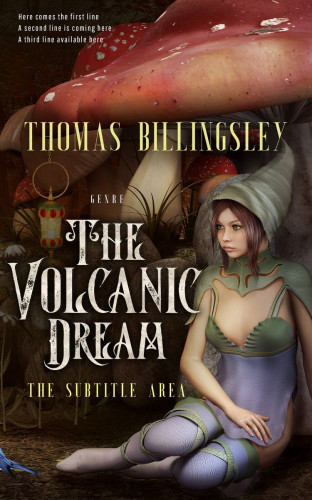 3D mockup of Eclipse #3847 - Premade Fantasy Book Cover