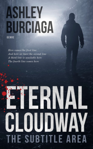 3D mockup of French Gray #3893 - Premade Action & Adventure Book Cover