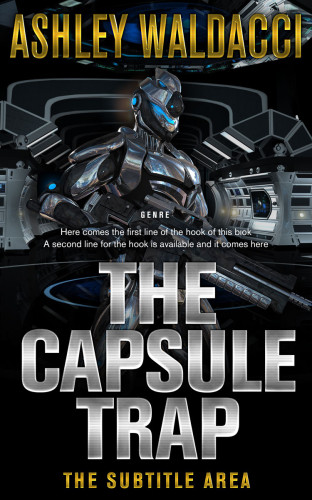 3D mockup of Heathered Gray #4289 - Premade Science Fiction Book Cover