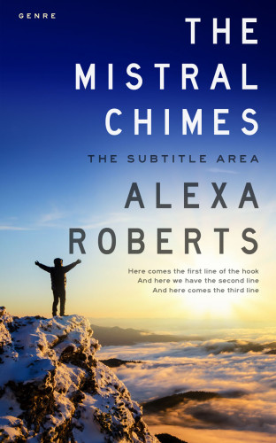 3D mockup of Stark White #4394 - Premade Action & Adventure Book Cover