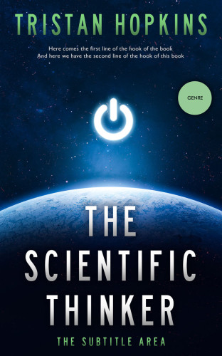 3D mockup of Black Pearl #4405 - Premade Science & Nature Book Cover