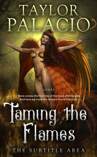 3D mockup of Mikado #4618 - Premade Fantasy Book Cover