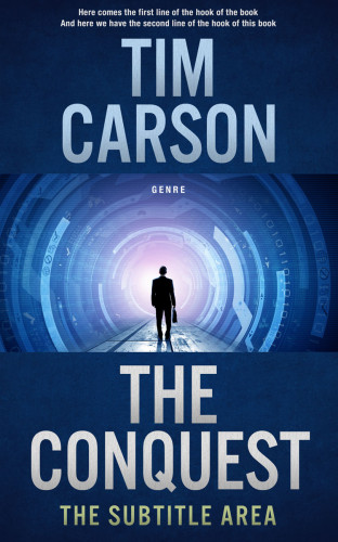 3D mockup of Downriver #4684 - Premade Business Book Cover