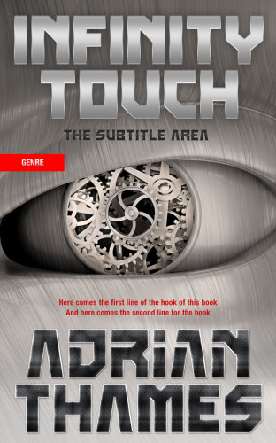 3D mockup of Cloudy #4718 - Premade Science Fiction Book Cover