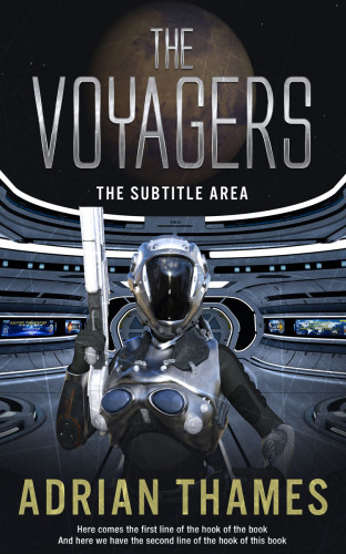 3D mockup of Shark #4721 - Premade Science Fiction Book Cover