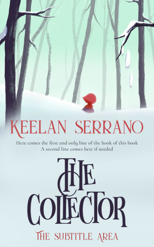 3D mockup of Swans Down #4867 - Premade Fantasy Book Cover