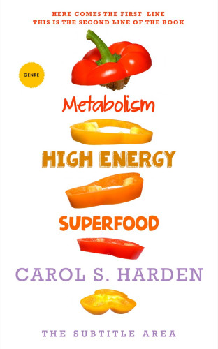 3D mockup of Golden Bell #5083 - Premade Health & Dieting & Fitness Book Cover