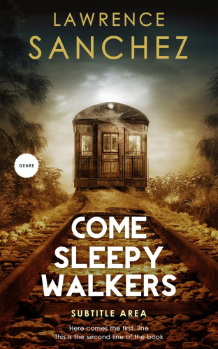 3D mockup of Black Marlin #5173 - Premade Horror Book Cover