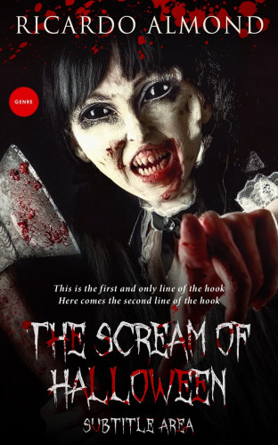 3D mockup of Eunry #5228 - Premade Horror Book Cover