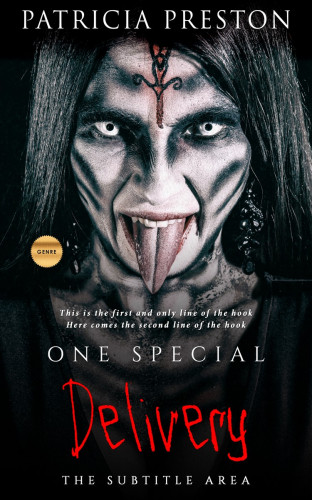 3D mockup of Thatch #5273 - Premade Horror Book Cover