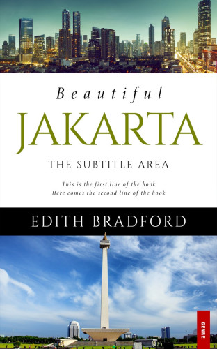 3D mockup of Glacier #5349 - Premade Travel Book Cover