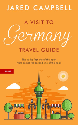 3D mockup of Sea Buckthorn #5456 - Premade Travel Book Cover