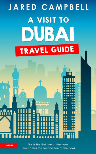 3D mockup of Blue Chill #5484 - Premade Travel Book Cover