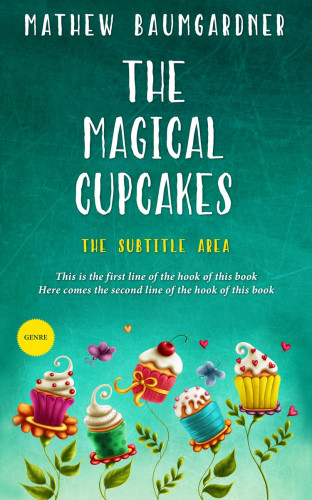 3D mockup of Elf Green #5751 - Premade Abstract Book Cover