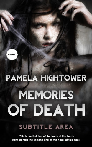 3D mockup of Cod Gray #5845 - Premade Horror Book Cover