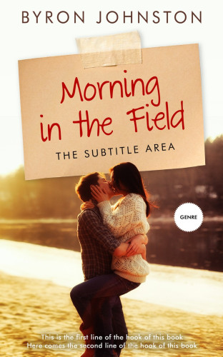 3D mockup of Gold Sand #5881 - Premade Romance Book Cover