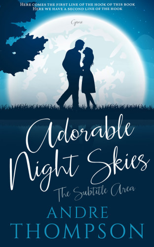 3D mockup of Blue Whale #6039 - Premade Romance Book Cover