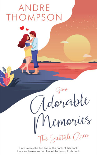 3D mockup of Fiord #6043 - Premade Romance Book Cover