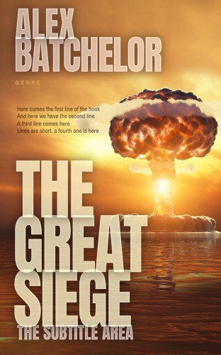 3D mockup of Brown Rust #6588 - Premade Apocalyptica Book Cover