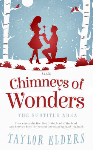 3D mockup of Rock Blue #6632 - Premade Romance Book Cover