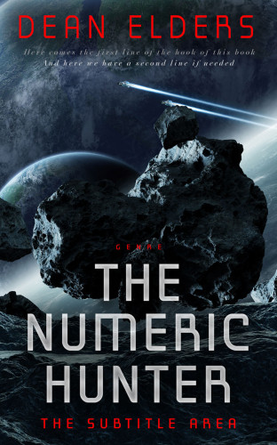 3D mockup of Mirage #6701 - Premade Science Fiction Book Cover