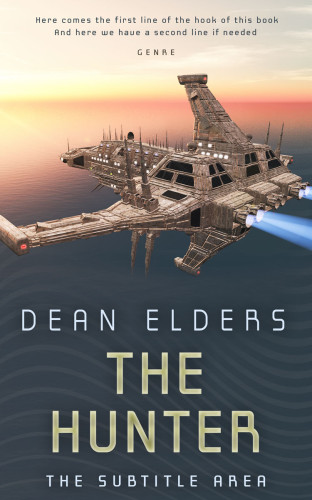 3D mockup of Almond #6703 - Premade Science Fiction Book Cover