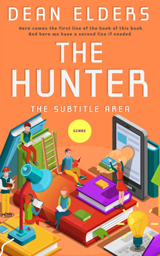 3D mockup of Jaffa #6717 - Premade Abstract Book Cover