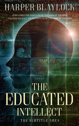 3D mockup of Heavy Metal #6801 - Premade Abstract Book Cover