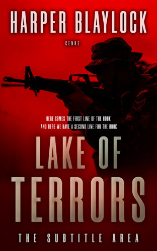 3D mockup of Persian Red #6910 - Premade Mystery & Thriller & Suspense Book Cover