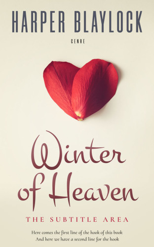 3D mockup of White Rock #6916 - Premade Romance Book Cover