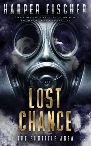 3D mockup of Steel Gray #7142 - Premade Apocalyptica Book Cover