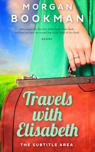 3D mockup of Gum Leaf #7279 - Premade Travel Book Cover