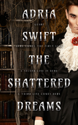 3D mockup of Oil #7410 - Premade Horror Book Cover