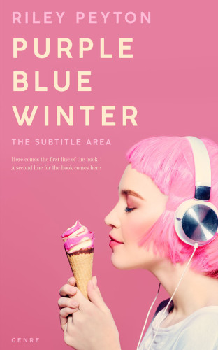 3D mockup of Deep Blush #7439 - Premade Teen & Young Adult Book Cover