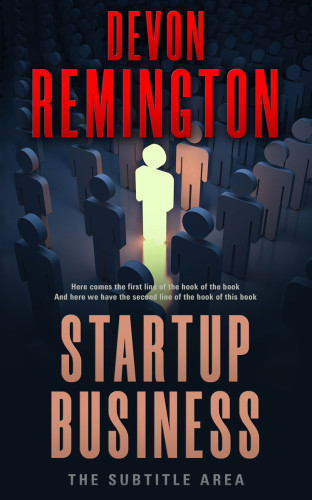 3D mockup of Chestnut Rose #7522 - Premade Business Book Cover