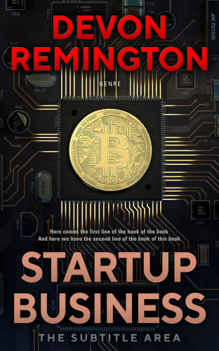 3D mockup of Copperfield #7523 - Premade Business Book Cover